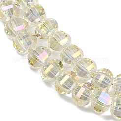 Electroplate Transparent Glass Beads Strands&nbsp;EGLA-B011-08A-FR01