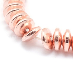 Electroplate Non-magnetic Synthetic Hematite Beads Strands&nbsp;G-L485-05A-RG