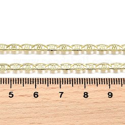 Brass Textured Mariner Link Chain Necklaces&nbsp;NJEW-M108-09G