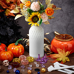 ハロウィーンテーマの花瓶フィラー  ミックスカラー  3~29x3~29x3~16mm&nbsp;DIY-SC0025-57