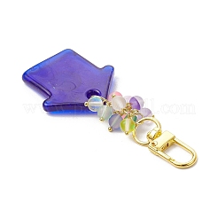 House Handmade Evil Eye Lampwork Pendant Decorations&nbsp;HJEW-JM03083