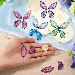 DIY Butterfly Wings Dangle Earring Making Sets&nbsp;DIY-TA0013-27
