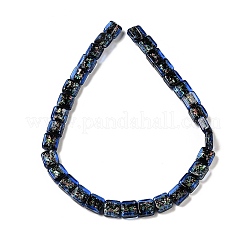 Handmade Dichroic Foil Glass Beads Strands&nbsp;DICH-U001-07I