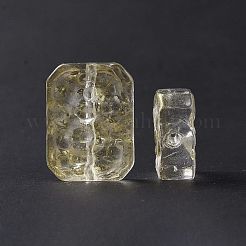Transparent Spray Painted Glass Beads&nbsp;GLAA-I050-08
