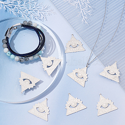 20Pcs 201 Stainless Steel Pendants&nbsp;STAS-DC0010-77