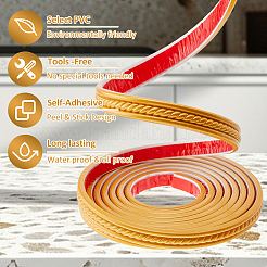 PVC Self-adhesive Flexible Molding Trim&nbsp;DIY-WH0671-023A