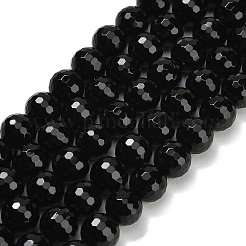 Natural Black Onyx Beads Strands&nbsp;G-C280-B01-10mm