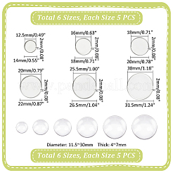 DIY Blank Dome Brooch Making Kit&nbsp;DIY-UN0005-14