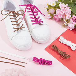 4 Pairs 3 Styles Polyester & Waxed Cord Shoelaces&nbsp;DIY-GA0009-43B