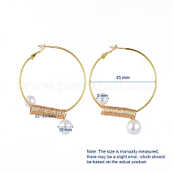 (Jewelry Parties Factory Sale)Brass Hoop Earrings&nbsp;EJEW-JE03939