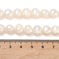 Natural Cultured Freshwater Pearl Beads Strands&nbsp;PEAR-L034-12B