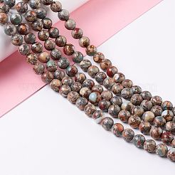 Natural Aqua Terra Jasper Beads Strands&nbsp;G-K317-A02