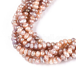 Natural Cultured Freshwater Pearl Beads Strands&nbsp;PEAR-N025-01B