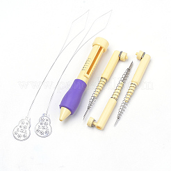 Plastic with Iron DIY Embroidery Magic Pen Set&nbsp;TOOL-Q010-19-B