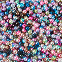 910Pcs 13 Colors Rainbow ABS Plastic Imitation Pearl Beads&nbsp;OACR-CD0001-10