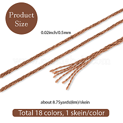 6-Ply Polyester Embroidery Floss&nbsp;OCOR-WH20074-01B-02