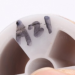 メタリック糸を使用した4本撚りポリコットンコード  手作りマクラメ綿ロープ  ひも壁掛け用植物ハンガー  ブラウン  1.5mm  約4.3ヤード（4m）/ロール&nbsp;OCOR-Z003-D03