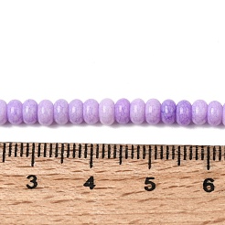 Cracked Opaque Glass Beads Strand&nbsp;GLAA-D306-A08