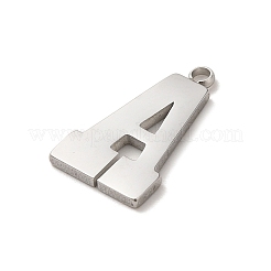 変色しない304ステンレススチールペンダント  文字の魅力  ステンレス鋼色  17.5x10x1mm  穴：1.6mm&nbsp;LS-STAS-L022-227P