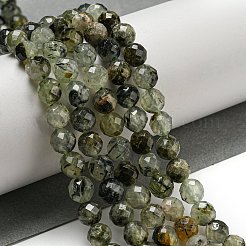 Natural Prehnite Beads Strands&nbsp;G-G457-8mm-03F-01