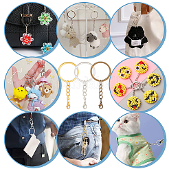 15Pcs 3 Colors Iron Split Key Rings&nbsp;KEYC-PH01509