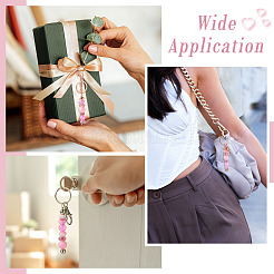 Valentine's Day DIY Beadable Keychain Making Kit&nbsp;DIY-TA0006-66