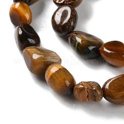 Natural Tiger Eye Beads Strands&nbsp;G-P497-01C-12