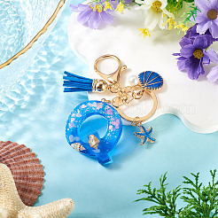 Star Resin & Shell Keychains&nbsp;KEYC-TAC00087-01Q