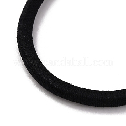 304ステンレスヘアタイ  ナイロンコード付き  フラットラウンド  ステンレス鋼色  内径：45mm&nbsp;OHAR-G017-02P