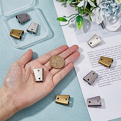 9Pcs 3 Colors Iron Bolo Tie Slide Clasps&nbsp;IFIN-FH0001-78