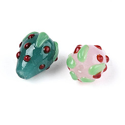 Handmade Lampwork Bumpy Beads&nbsp;LAMP-N033-02