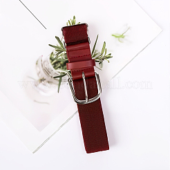 1Pc Imitation Leather & Polyester Elastic Softball Belts&nbsp;AJEW-CL0001-37B