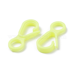 プラスチックカニカン  ライトゴールデンロッドイエロー  33x15.5x4.5mm  穴：7.5mm&nbsp;LS-KY-D012-11