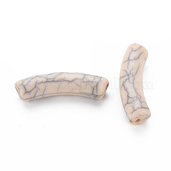 Opaque Crackle Acrylic Beads&nbsp;MACR-S372-002N-006