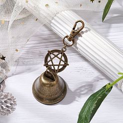 Iron Bell Pendant Decoration&nbsp;HJEW-JM02278