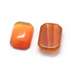 天然石カーネリアンカボション  染め＆加熱  長方形  14x10x4mm&nbsp;G-O175-18