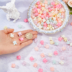150Pcs Opaque Acrylic European Beads&nbsp;OACR-DC0001-64