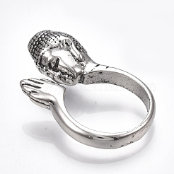 Alloy Cuff Finger Rings&nbsp;RJEW-T006-61