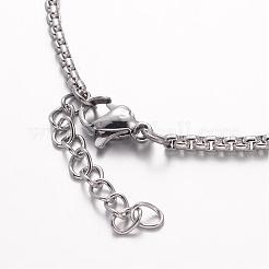 Tarnish Resistant 304 Stainless Steel ID Bracelets&nbsp;BJEW-K136-01P