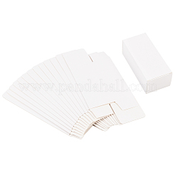 長方形の紙箱  ガラス包装用  ホワイト  17x6.2x7.9cm&nbsp;LS-CON-WH0072-56A