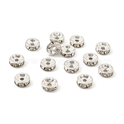 Iron Crystal Rhinestone Spacer Beads&nbsp;RB-A009-8MM-S