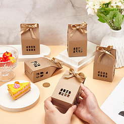 Hollow House Shaped Kraft Paper Candy Boxes&nbsp;CON-WH0105-12