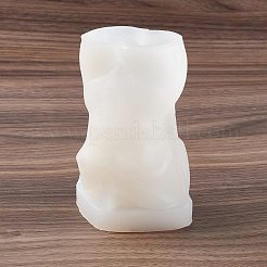 DIY 裸の女性の花瓶 シリコン製胸像型作り  レジン型  半身彫刻用 UV樹脂＆エポキシ樹脂 3D セクシーな女性ボディクラフト作り  ホワイト  103x72x63mm  内径：31x49mm&nbsp;LS-DIY-G050-01