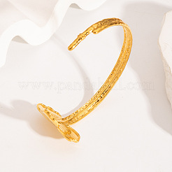 Elegant 304 Stainless Steel Cuff Bangles for Women&nbsp;KV9990