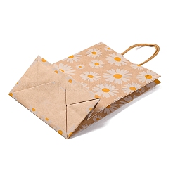 Daisy Flower Paper Gift Tote Bags&nbsp;ABAG-Q055-01A