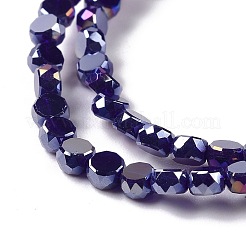 Electroplate Glass Beads Strands&nbsp;GLAA-E036-04A
