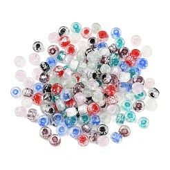 Handmade Foil Glass Beads&nbsp;FOIL-T009-01