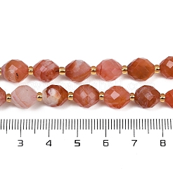 Natural South Red Agate Beads Strands&nbsp;G-N342-149E