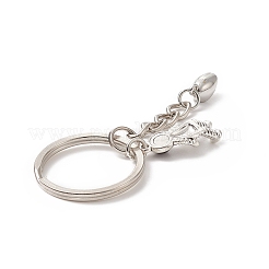 Baking Paint Alloy Astronaut Pendant Keychain&nbsp;KEYC-JKC00452