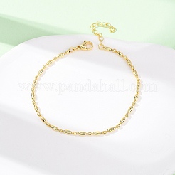 Brass Link Chain Bracelets for Women&nbsp;BJEW-C140-01G